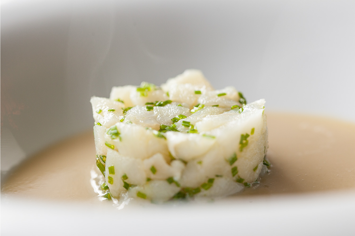 Chickpeas Cream With Fresh Cod