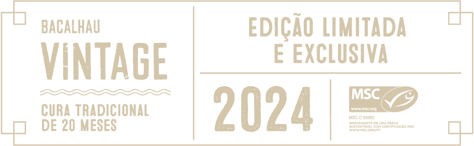 Bacalhau Vintage - Cura tradicional de 20 meses. Edição exclusiva e limitada. 410 unidades. Pesca sustentável na Islândia.